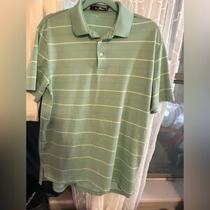 Ralph Lauren Mint Green Striped Polo Shirt